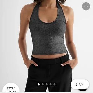 NWOT express large halter neck  cropped tank